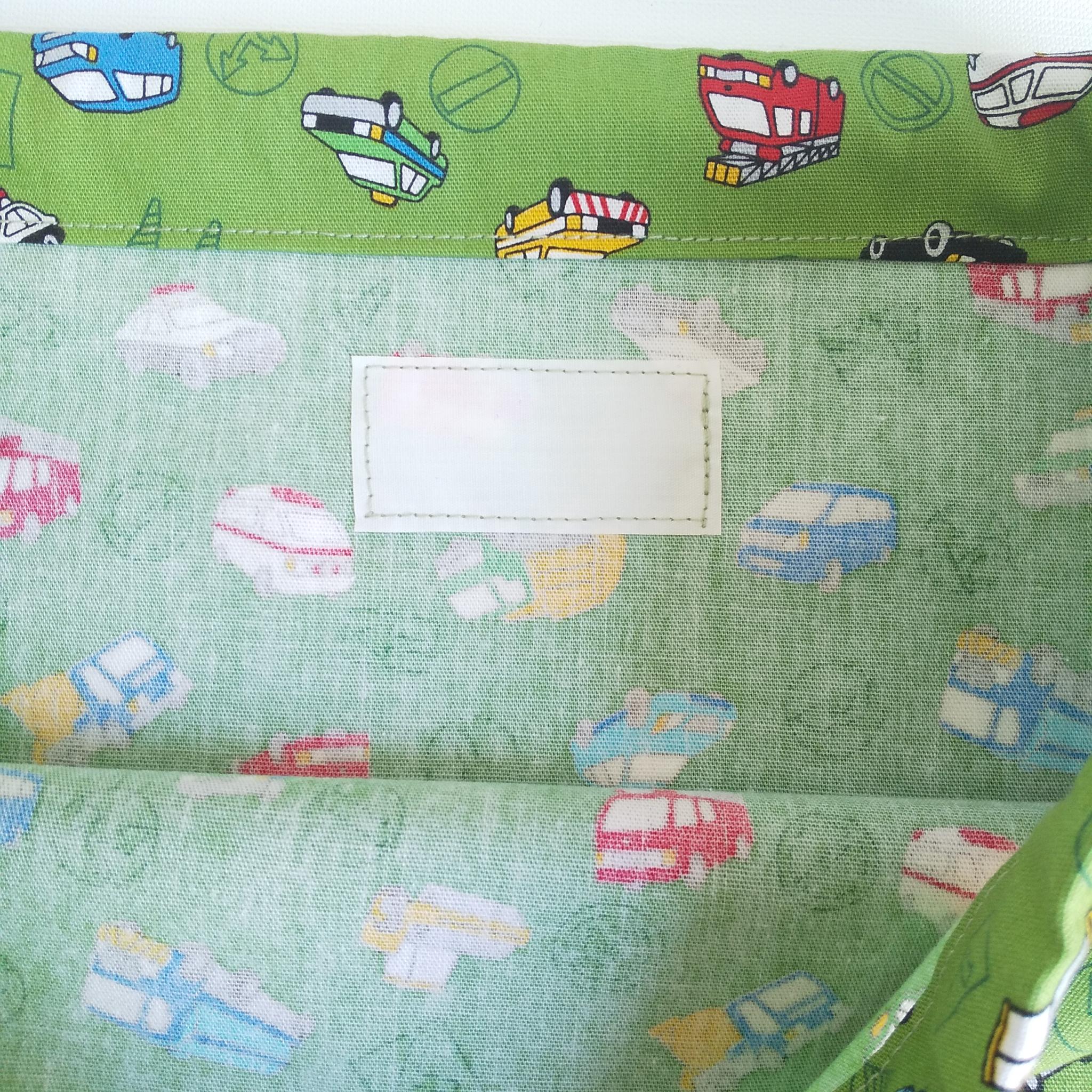 すぐ使える完成品｜どでか巾着｜40×35サイズ｜体操服も入る｜入園準備に｜入学準備｜大きめ巾着｜はたらく車｜くるま | 11枚目